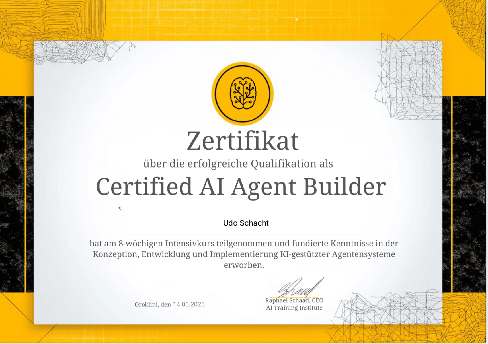 AI AgentbuilderZertifikat